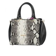 حقيبة يد نسائية جلد الثعبان لون أسود ANG-8225