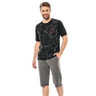 بيجاما كابري لون أسود ERD-6046