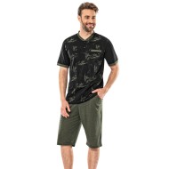 بيجاما كابري لون أسود ERD-6049