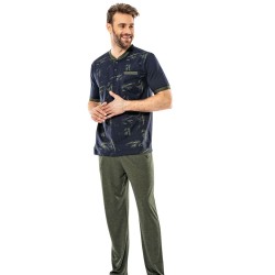 بيجاما رجالي لون كحلي ERD-6050