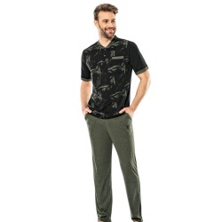 بيجاما رجالي لون أسود ERD-6050 بيجاما رجالي لون أسود ERD-6050