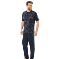 بيجاما رجالي لون كحلي ERD-6052