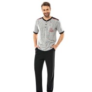 بيجاما رجالي لون رمادي ERD-6052