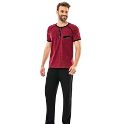 بيجاما رجالي لون أحمر ERD-6055 بيجاما رجالي لون أحمر ERD-6055