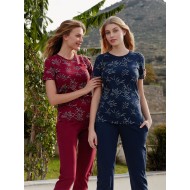 بيجاما نسائي ثلاث قطع FYZ-3415