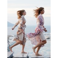 قميص نوم نسائي مع كيمون FYZ-3446