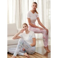 بيجاما نسائي نصف كم FYZ-3472