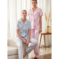 بيجاما نسائي نصف كم FYZ-3473