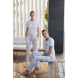 بيجاما نسائي نصف كم FYZ-3482 بيجاما نسائي نصف كم FYZ-3482