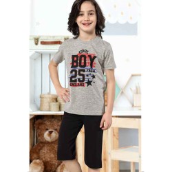 بيجاما كابري ولادي تركية لون رمادي فاتح HMD-5450 بيجاما كابري ولادي تركية لون رمادي فاتح HMD-5450