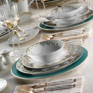 مجموعة سفرة 97 قطعة بورسلان  KTH-IR97YT4308839