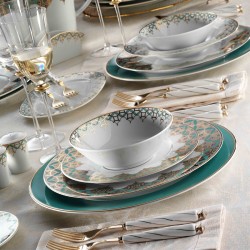 مجموعة سفرة 97 قطعة بورسلان  KTH-IR97YT4308839