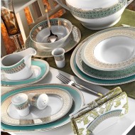 مجموعة سفرة 97 قطعة بورسلان  KTH-LB97YT4307798