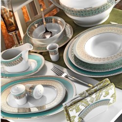 مجموعة سفرة 97 قطعة بورسلان  KTH-LB97YT4307798