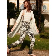 بيجاما صباحلك 3 قطع لون سكري MSL-1700