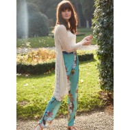 بيجاما صباحلك 3 قطع مع سترة تريكو طويلة MSL-1701