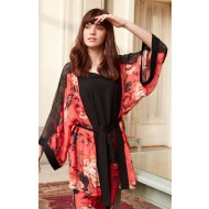 بيجاما نسائي ثلاث قطع لون وردي جاف MSL-1711 بيجاما نسائي ثلاث قطع لون وردي جاف MSL-1711