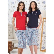 بيجاما نسائي كابري من قطعتين STV-18102