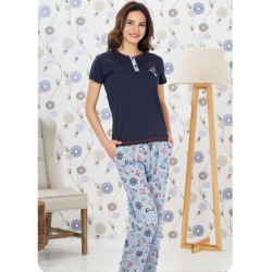 بيجاما نسائي نصف كم من قطعتين STV-18202 بيجاما نسائي نصف كم من قطعتين STV-18202