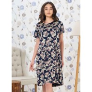 ثوب نسائي قصير نصف كم STV-19235-5