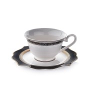 طقم فناجين شاي خزف ستة أشخاص SCH-1S135-08001-SIY01