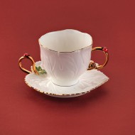 طقم فناجين شاي خزف أربعة أشخاص SCH-1S483-08001-BYZ02