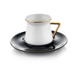 طقم فناجين قهوة خزف ستة أشخاص SCH-1S546-08002-BYZ01 طقم فناجين قهوة خزف ستة أشخاص SCH-1S546-08002-BYZ01