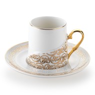 طقم فناجين قهوة خزف ستة أشخاص SCH-SHF66412