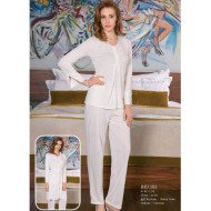 بيجاما نسائي ثلاث قطع YNC-BPJ105