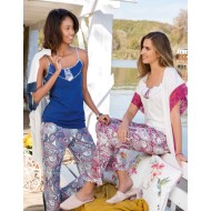 بيجاما نسائي من ثلاث قطع YNC-BPJ1248