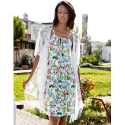 ثوب نسائي قصير بدون أكمام و كيمونو YNC-BPJ1282 ثوب نسائي قصير بدون أكمام و كيمونو YNC-BPJ1282