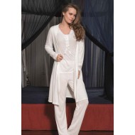 بيجاما نسائي ثلاث قطع YNC-BPJ129