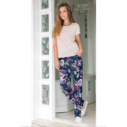 بيجاما نسائي من قطعتين YNC-BPJ1418 بيجاما نسائي من قطعتين YNC-BPJ1418