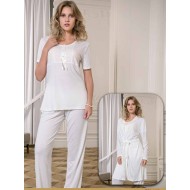 بيجاما نسائي ثلاث قطع YNC-BPJ155
