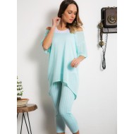 بيجاما نسائية صناعة  تركية سروال ضيق    