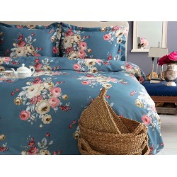 طقم أغطية سرير مفرد من لوار ساتان لون بيج نيلي 1KNTTC-0172658-BEJ-CVT