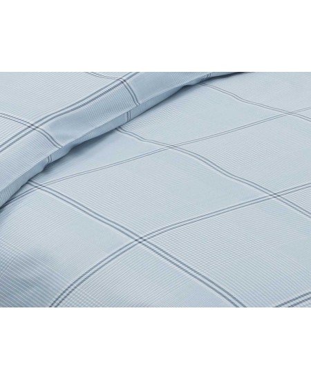 طقم أغطية سرير مفرد من ليونز ساتان لون أزرق نيلي 1KNTTC-0177398-MAV-CVT