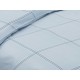 طقم أغطية سرير مفرد من ليونز ساتان لون أزرق نيلي 1KNTTC-0177398-MAV-CVT