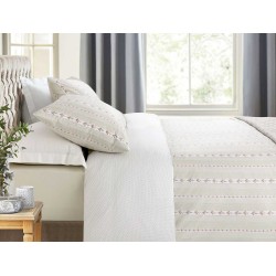 طقم أغطية سرير مفرد وجهين موديل فاليت رانفورس لون الأخضر 1KNTTC-0282257-YSL