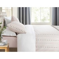 طقم أغطية سرير مفرد وجهين موديل فاليت رانفورس لون الكريم 1KNTTC-0282843-PUD-BYZ