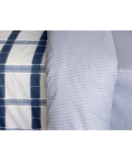 طقم أغطية  سرير مفرد وجهين من ألبي رانفر لون أزرق داكن 1KNTTC-0309160-KY.MAVI