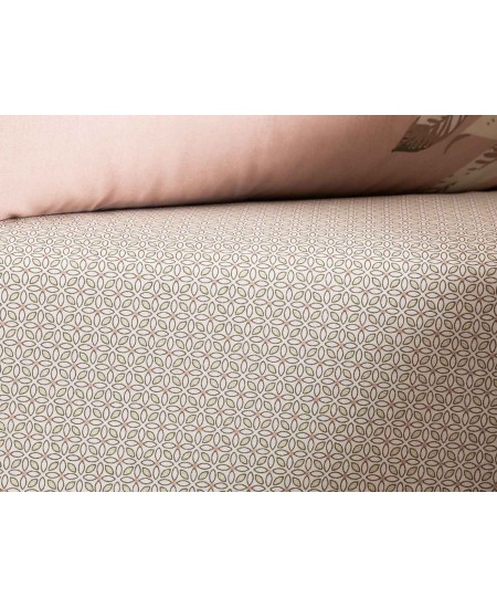 طقم أغطية سرير مفرد وجهين من بونز رانفورس لون البودرة كريم 1KNTTC-0344103-PUD