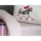 طقم أغطية  سرير مفرد وجهين من آنسي رانفورس لون عنابي 1KNTTK-0149197-BRD