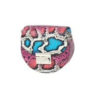 حقيبة يد نسائية جلد الثعبان لون أزرق ANG-6520