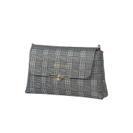 حقيبة يد نسائية منقوشة لون أسود ANG-6525