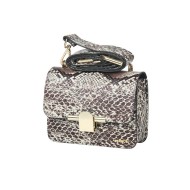 حقيبة يد نسائية جلد الثعبان لون البني ANG-6530