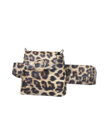 حقيبة يد نسائية جلد الفهد لون البني ANG-6535