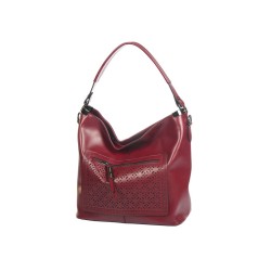 حقيبة يد نسائية لون أحمر عنابي ANG-7165