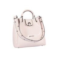 حقيبة يد نسائية جلد لامع لون الكريم ANG-7175