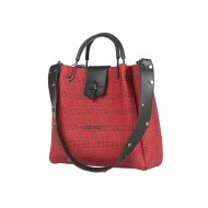 حقيبة يد نسائية منقوشة لون أحمر ANG-7175